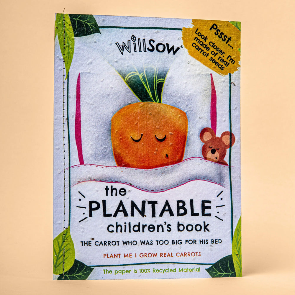 Carrot Plantable Children's Book