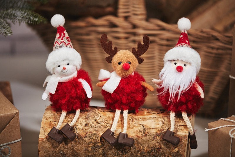 Christmas Shelf Sitters - Set of Three