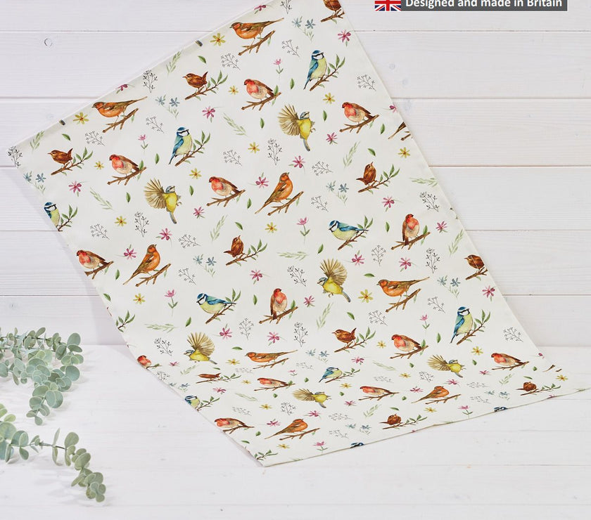 British Bird Species Tea Towel