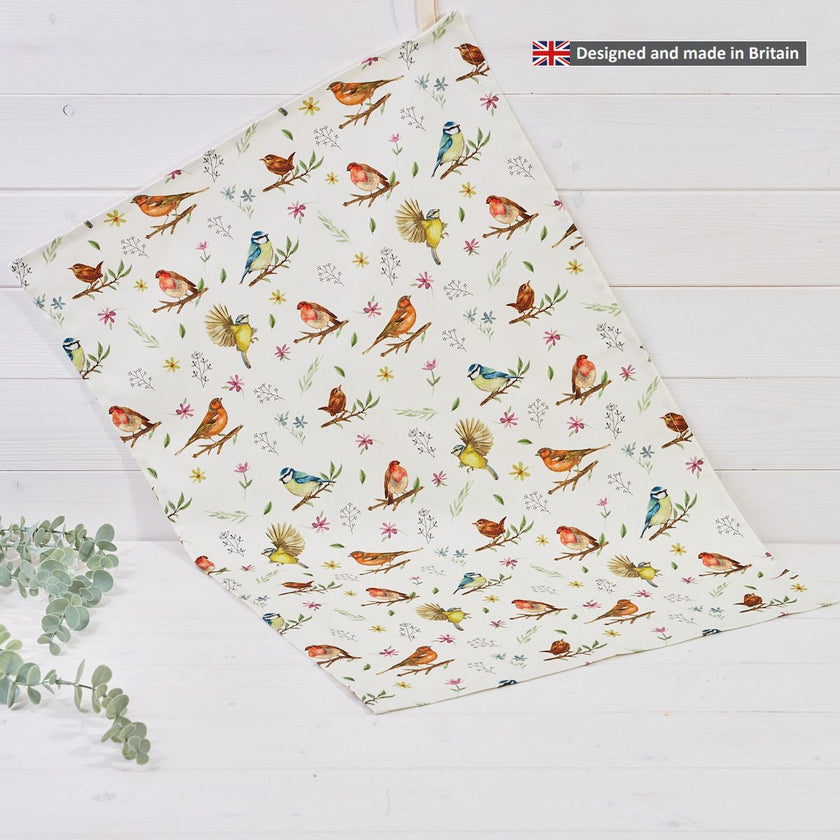 British Bird Species Tea Towel