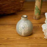 Family Tree Bud Vase - Grey