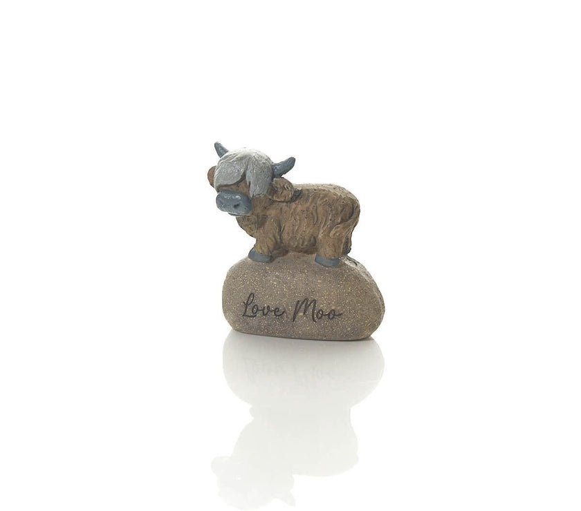 'Love Moo' Dougal Highland Cow Ornament