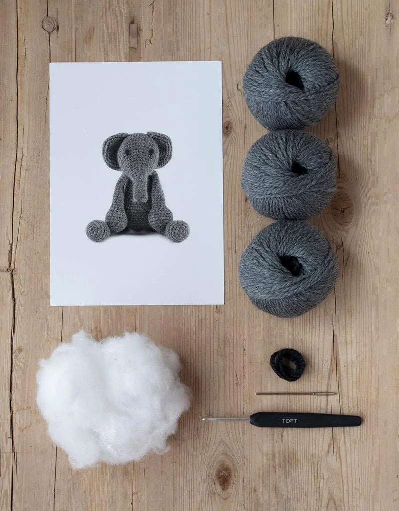 Bridget the Elephant Crochet Kit