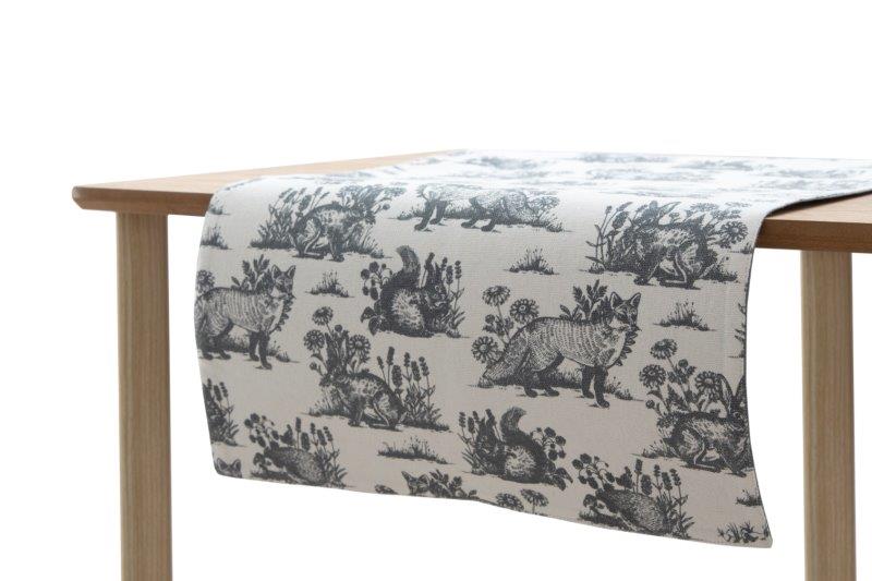 Forest Toile Table Runner