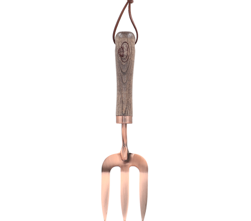 Copper Plated Rake Fork