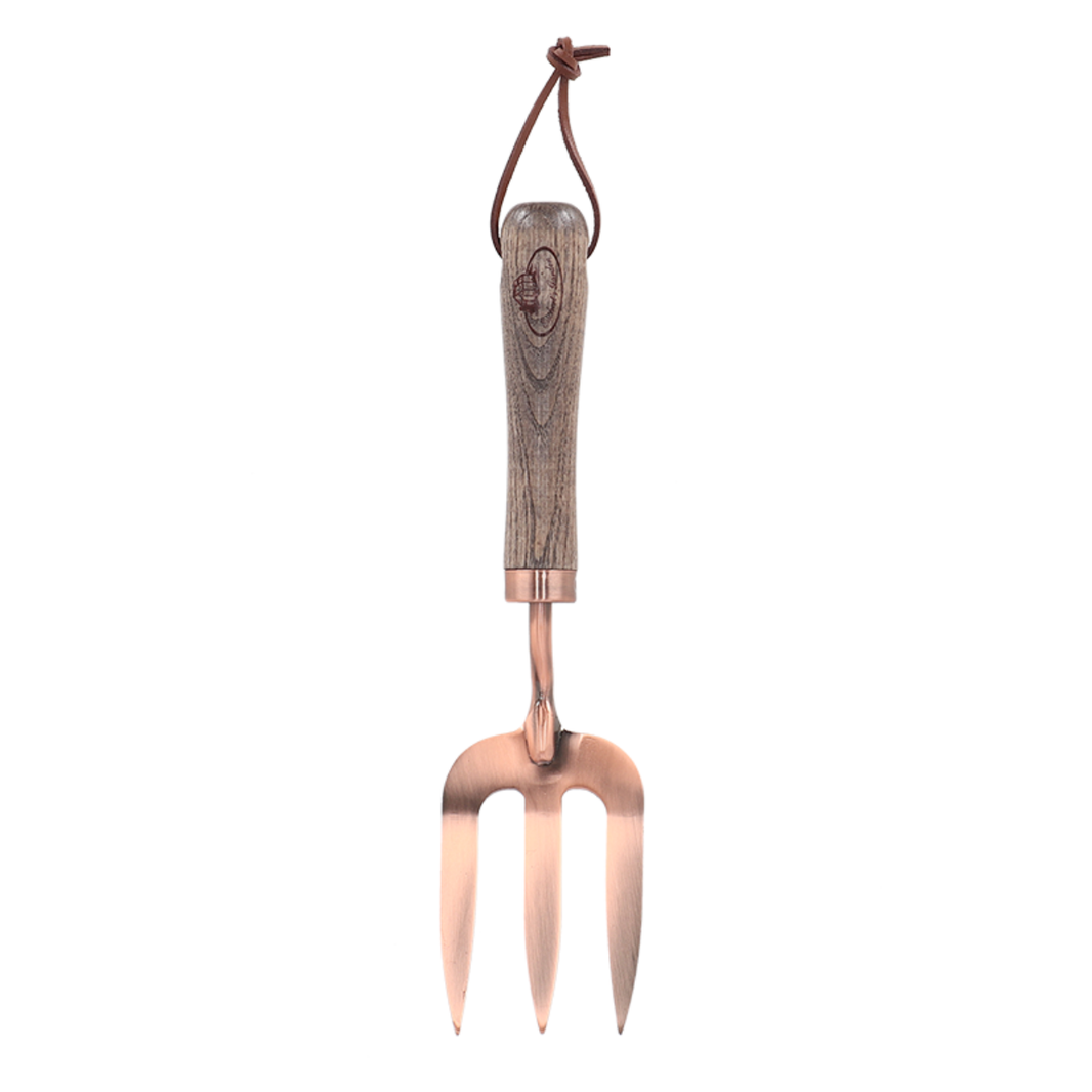 Copper Plated Rake Fork