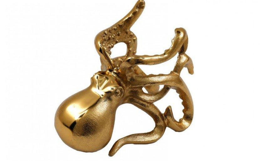 Gold Effect Octopus Wine Holder