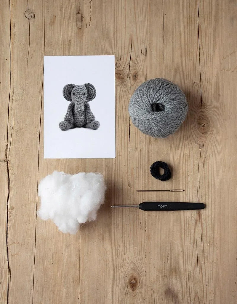 Mini Bridget The Elephant Crochet Kit