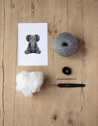 Mini Bridget The Elephant Crochet Kit