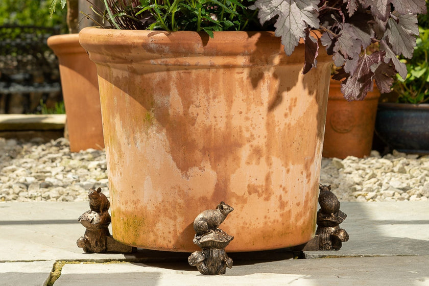 Mouse on Mushroom Plant Pot Feet – Set of 3