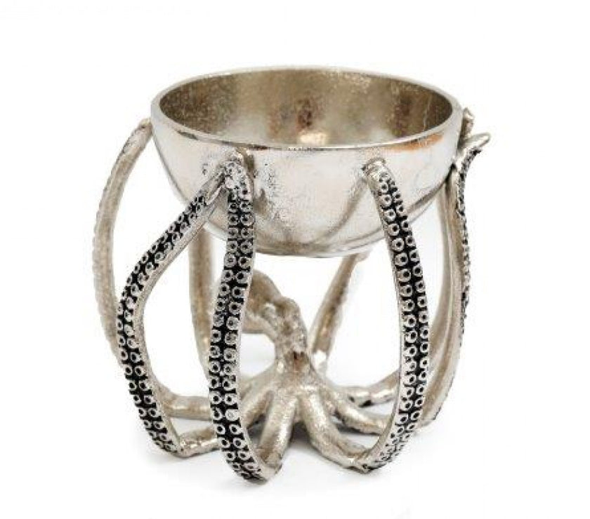 Silver Octopus Trinket Bowl