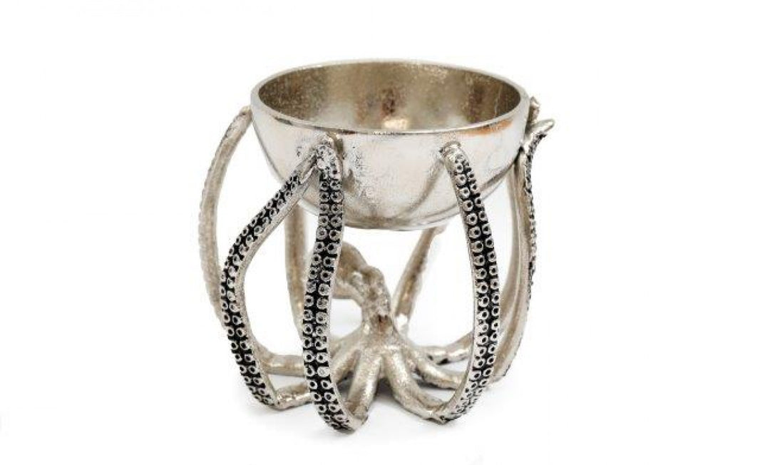 Silver Octopus Trinket Bowl