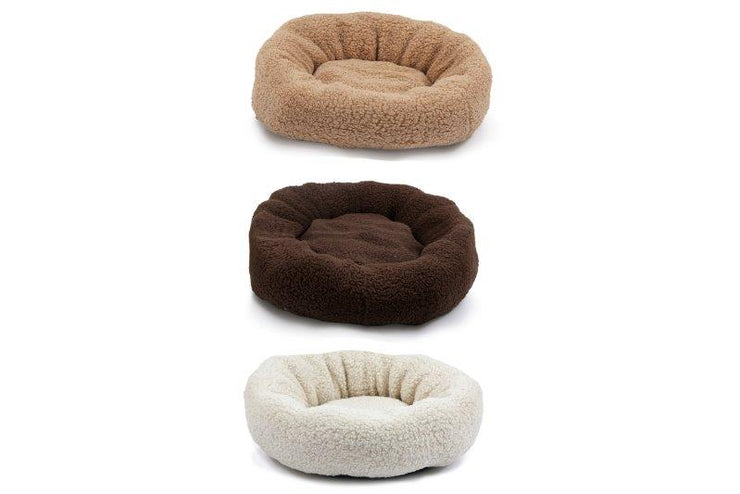 Boucle Donut Cat Bed