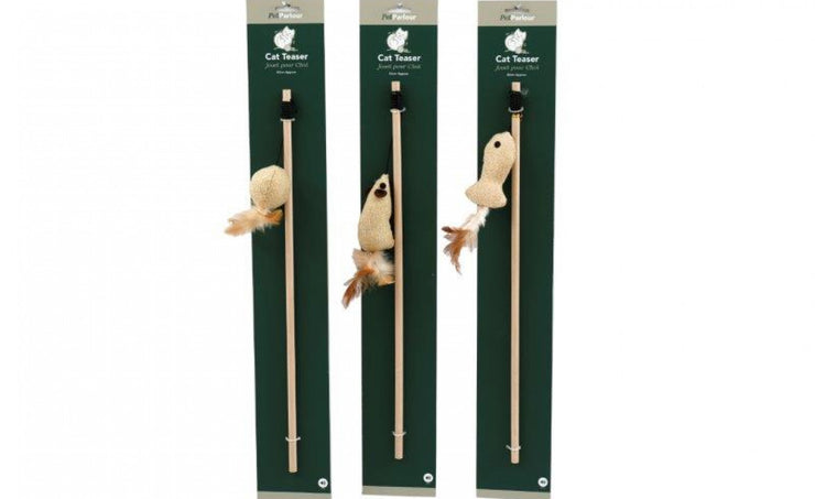 Set of 3 Interactive Wand Cat Toys