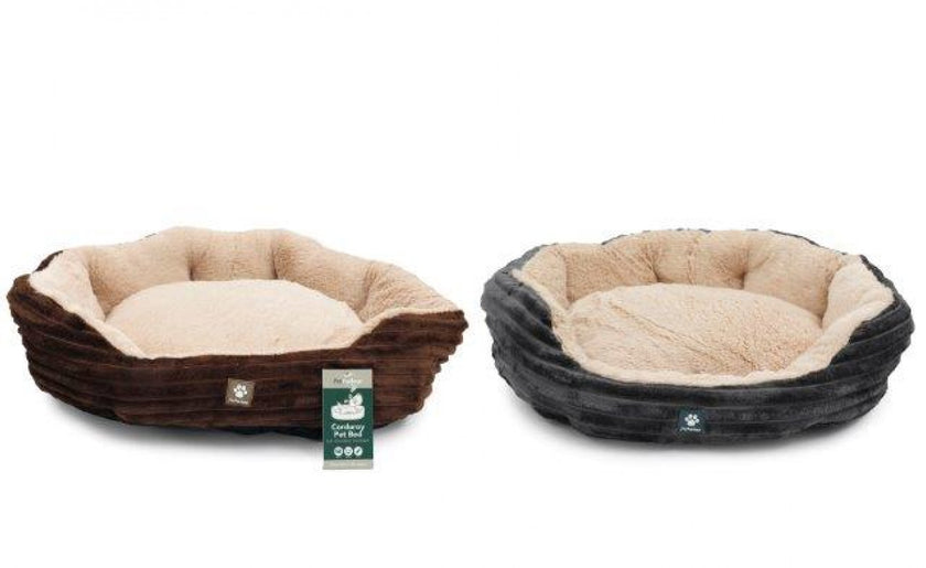 Corduroy Pet Bed - Medium