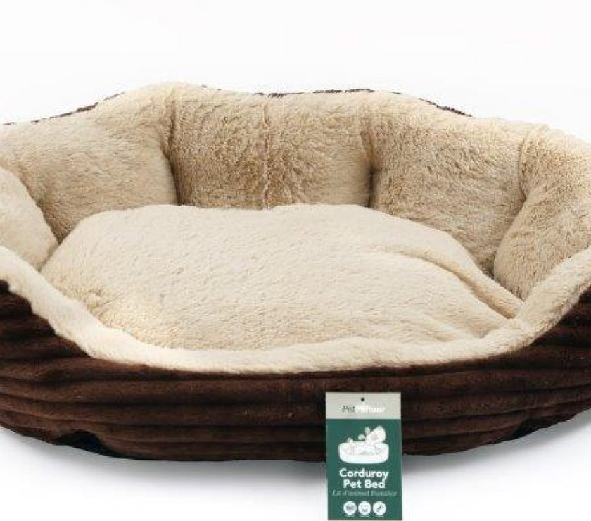 Corduroy Pet Bed - Large