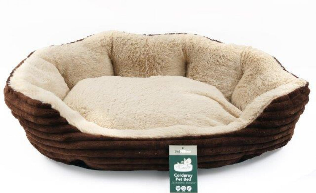 Corduroy Pet Bed - Large