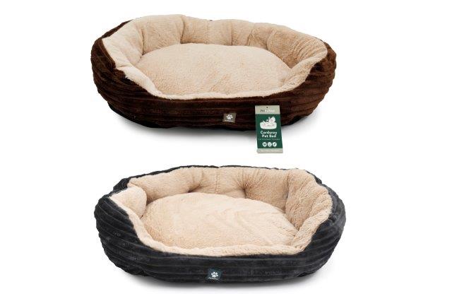 Corduroy Pet Bed - Large