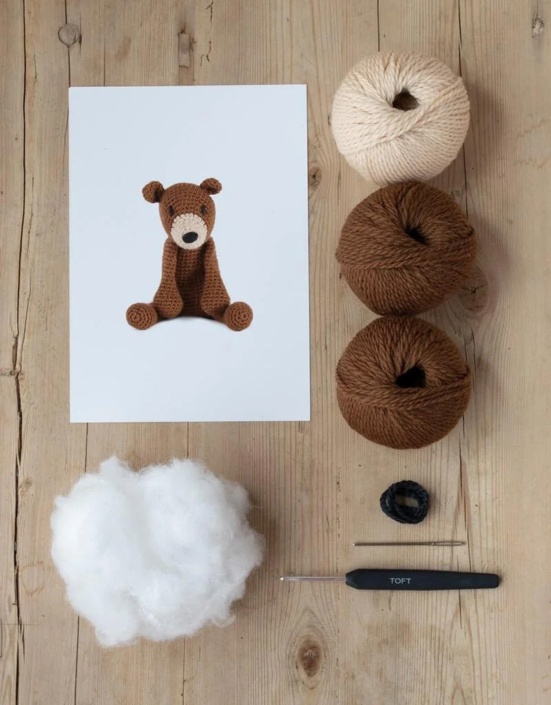 Penelope The Brown Bear Crochet Kit