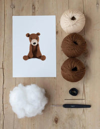 Penelope The Brown Bear Crochet Kit