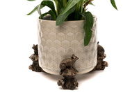 Mouse on Mushroom Plant Pot Feet – Set of 3