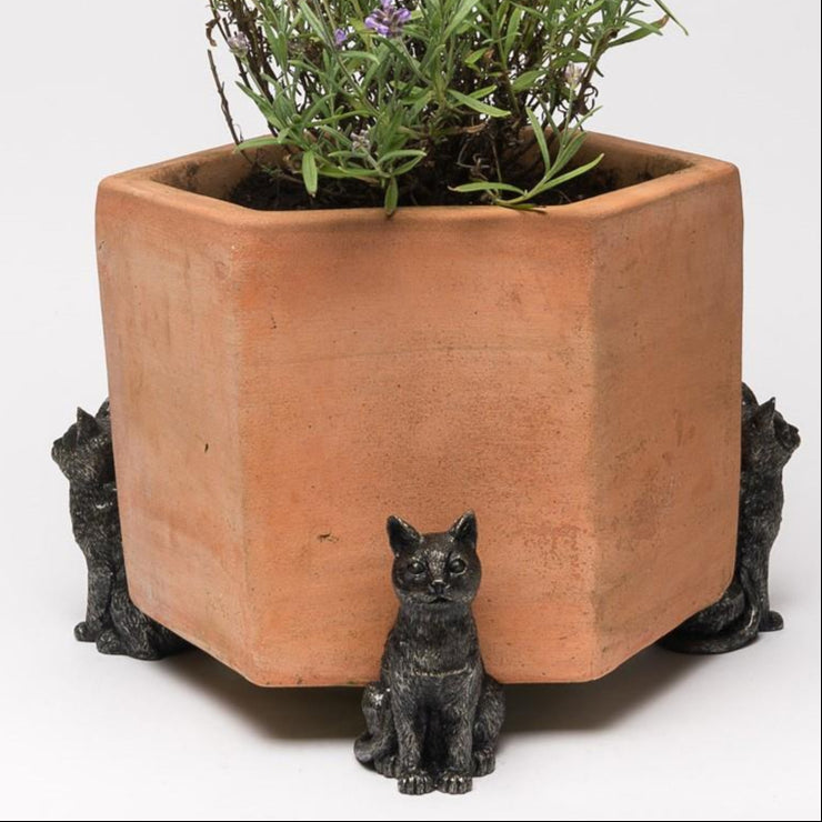 Sitting Cat Plant Pot Feet – Set of 3