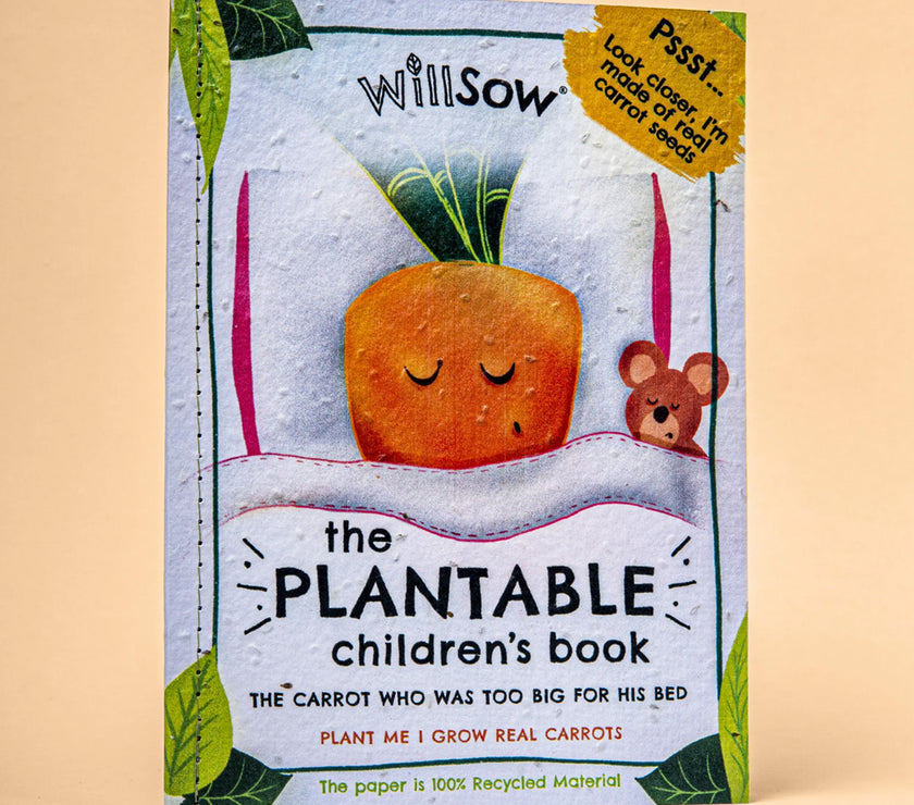 Carrot Plantable Children's Book