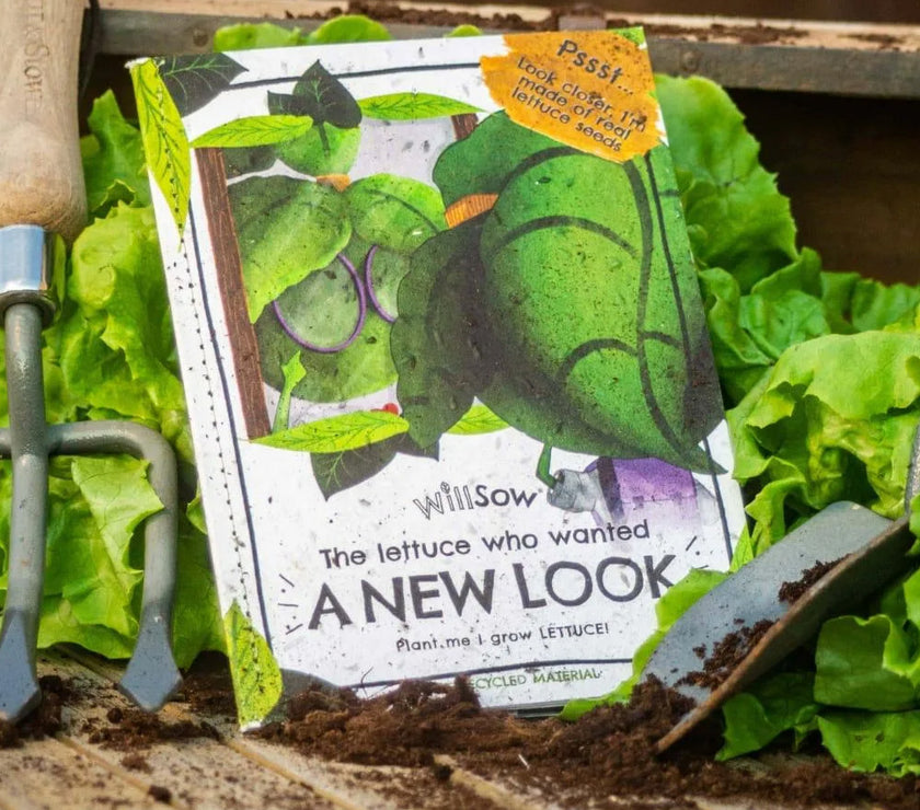 Lettuce Plantable Children's Book