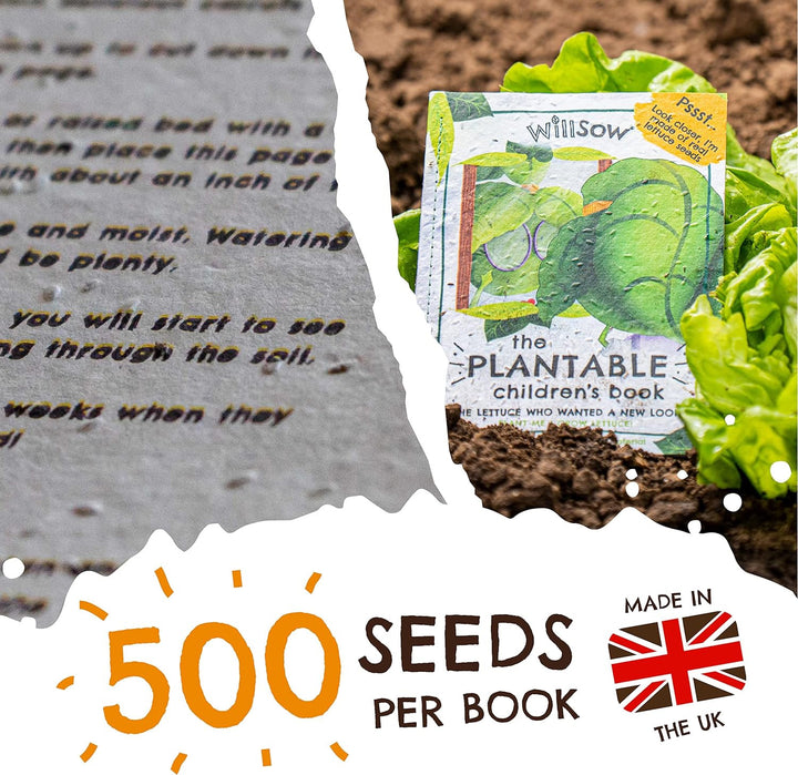 Lettuce Plantable Children's Book