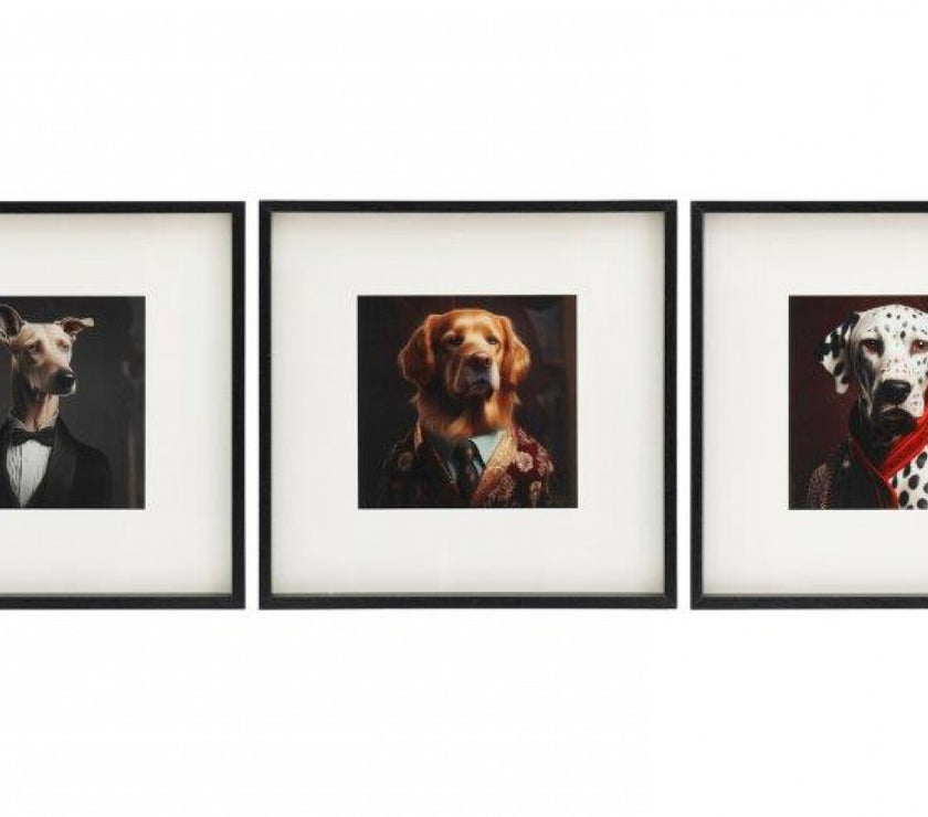 Georgian Dogs Framed Print