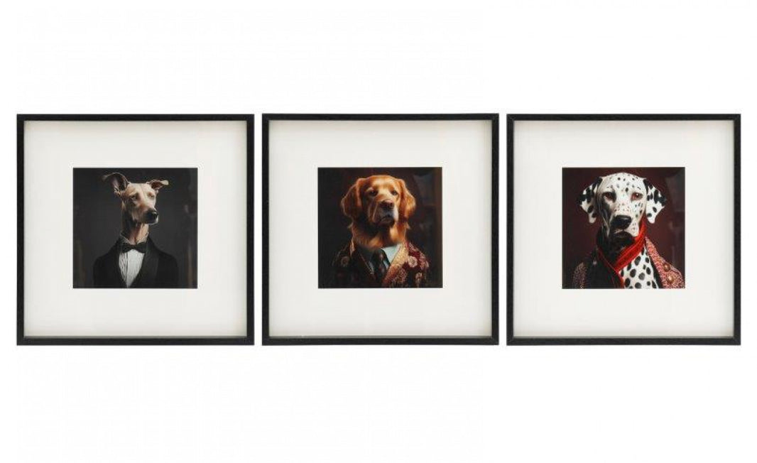 Georgian Dogs Framed Print