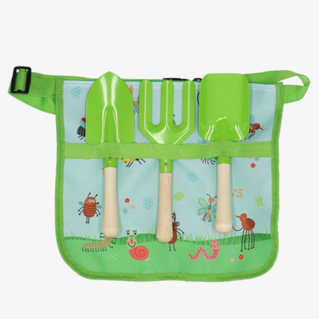 Childrens "Insect" Garden Toolbelt With Tools
