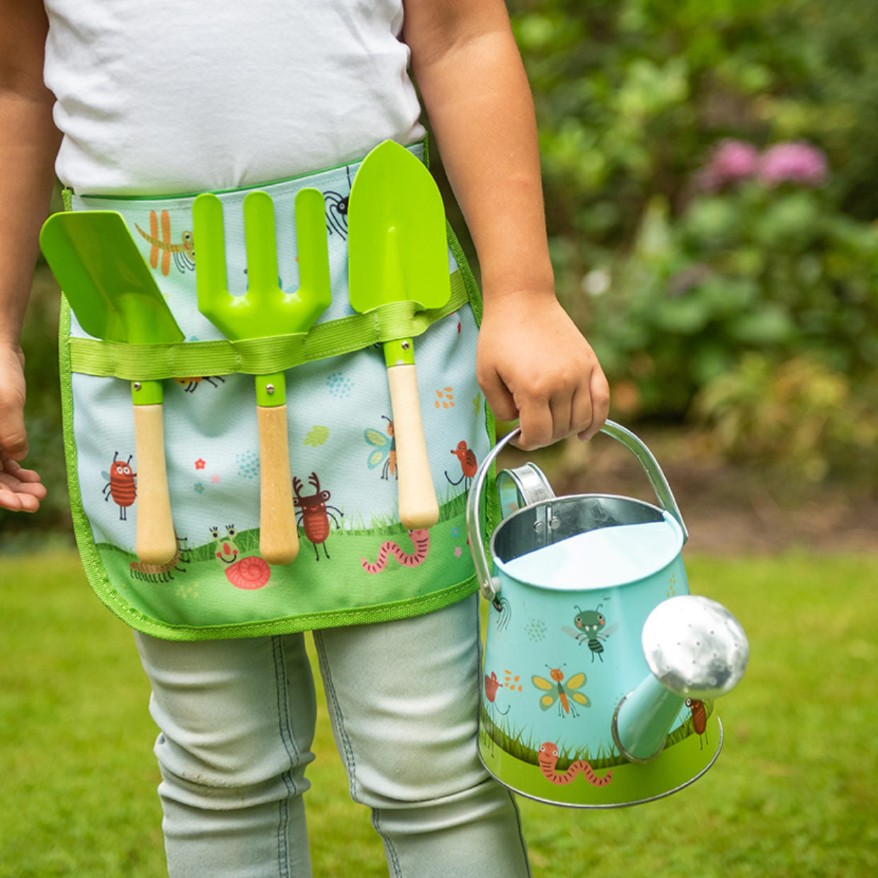 Childrens "Insect" Garden Toolbelt With Tools