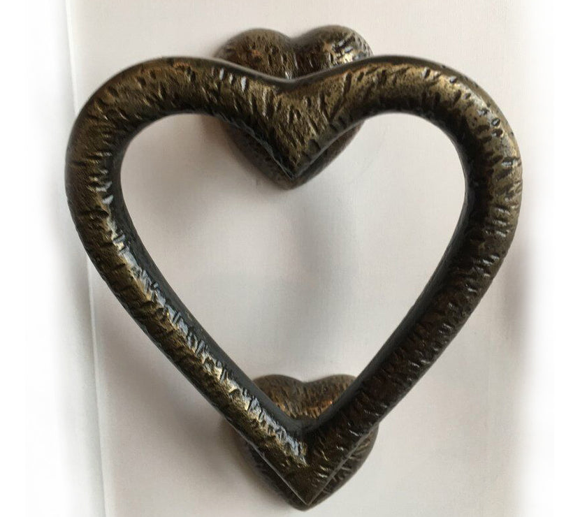 Copper plated Heart Shaped Door Knocker