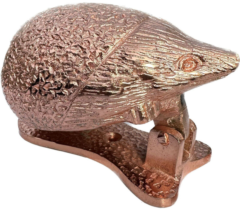 Copper plated Hedgehog Front Door Knocker