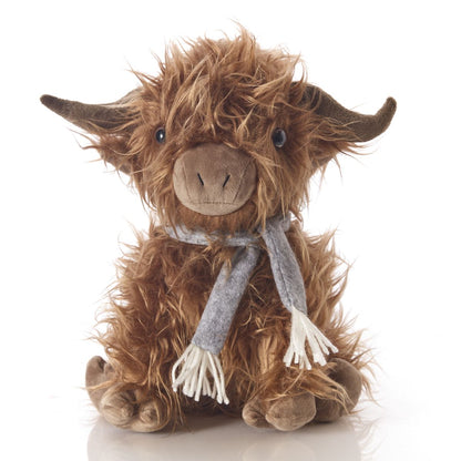 Dougal the Highland Cow – Doorstop with Scarf