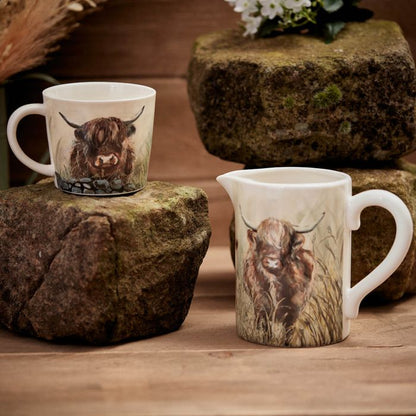 Dougal the Highland Cow – Charming Ceramic Jug