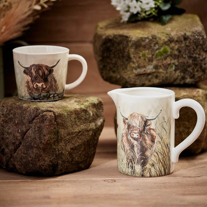 Dougal the Highland Cow - Rustic Stoneware Mug