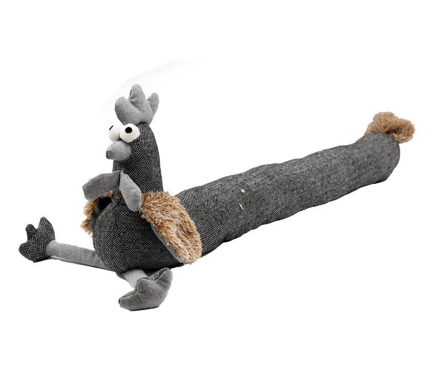 Chicken Draft Excluder in grey