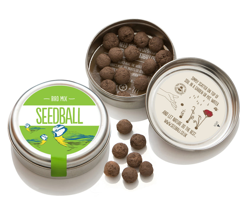 Bird Mix - Tin of Seedballs